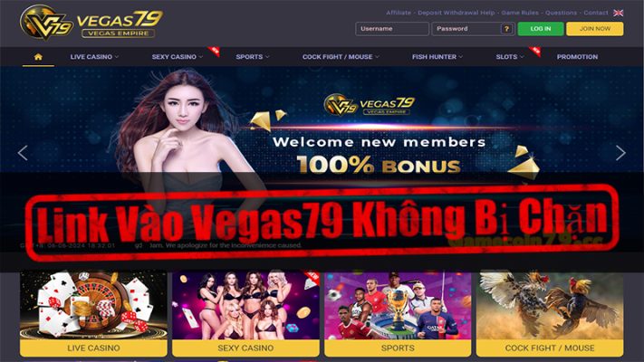 Link Vegas79 Bị Chặn